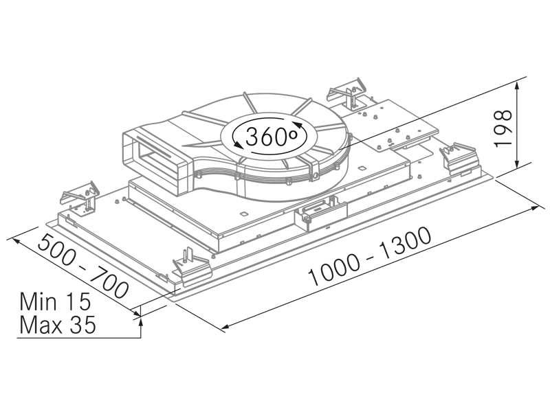 Exaustores - SCL 360 - Plano técnico