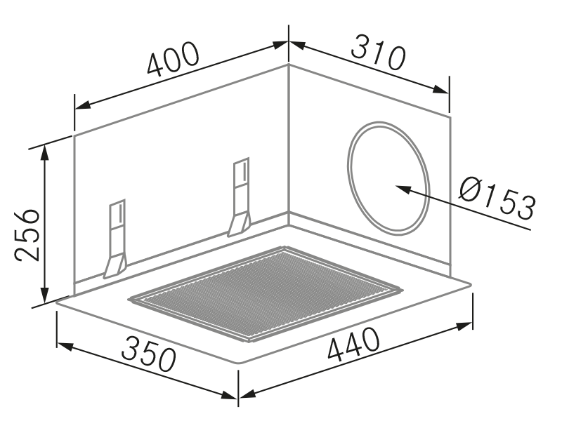 Exaustores - Filtros de Plasma Frecan - Plano técnico