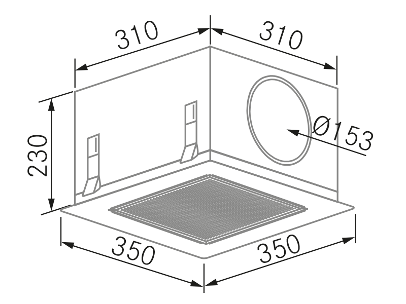 Exaustores - Filtros de Plasma Frecan - Plano técnico