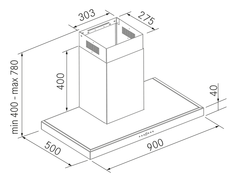 Exaustores - M911 - Plano técnico