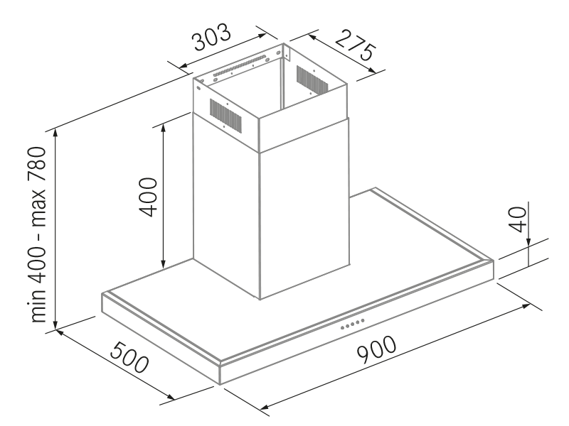 Exaustores - M901 - Plano técnico